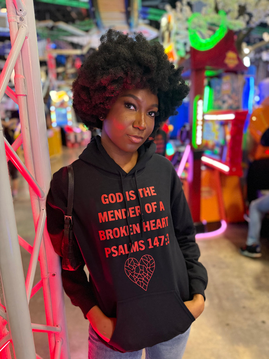 God Is The Mender Of A Broken Heart Hoodie