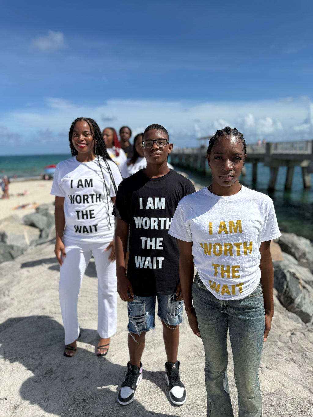 I AM WORTH THE WAIT ( WHITE SHIRT )