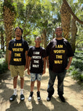 I AM WORTH THE WAIT ( BLACK SHIRT )